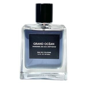 Tru Fragrance Grand Ocean Eau De Cologne 3.4 oz Mandarin Sea Salt Driftwood